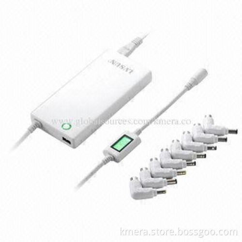 Ultra-slim Laptop AC Adapter, 90W Output/Portable Design, Charger for Laptop, Mobile Phones, MP3